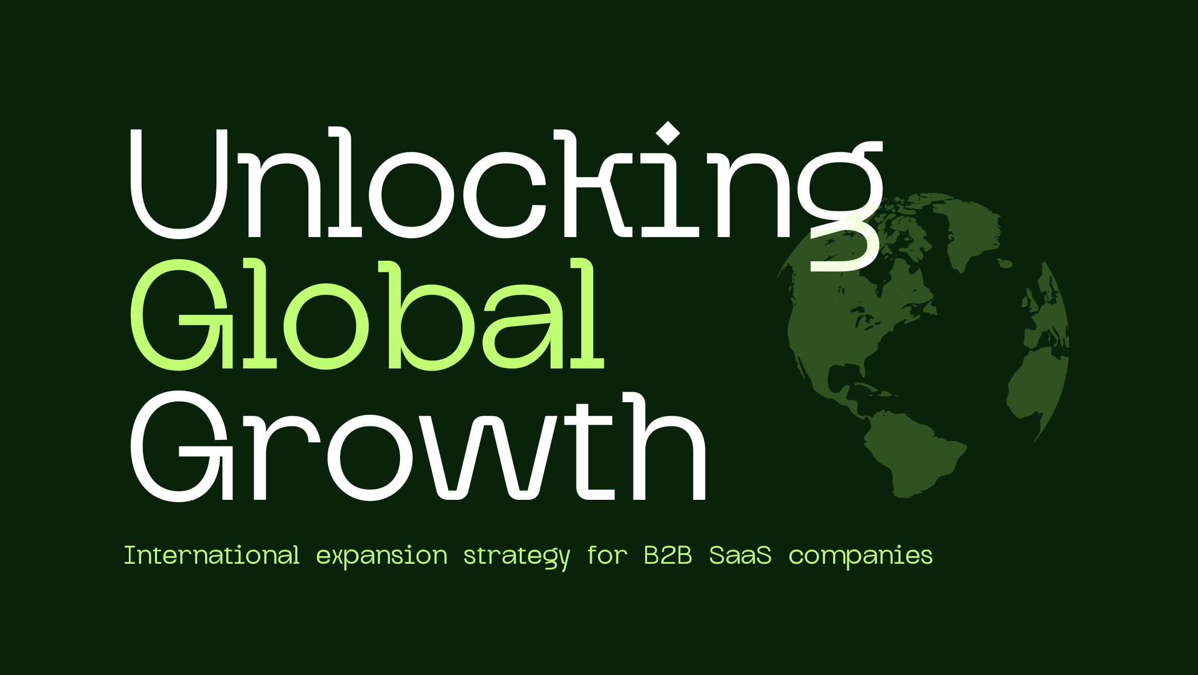 Cover image for Unlocking Global Growth collection